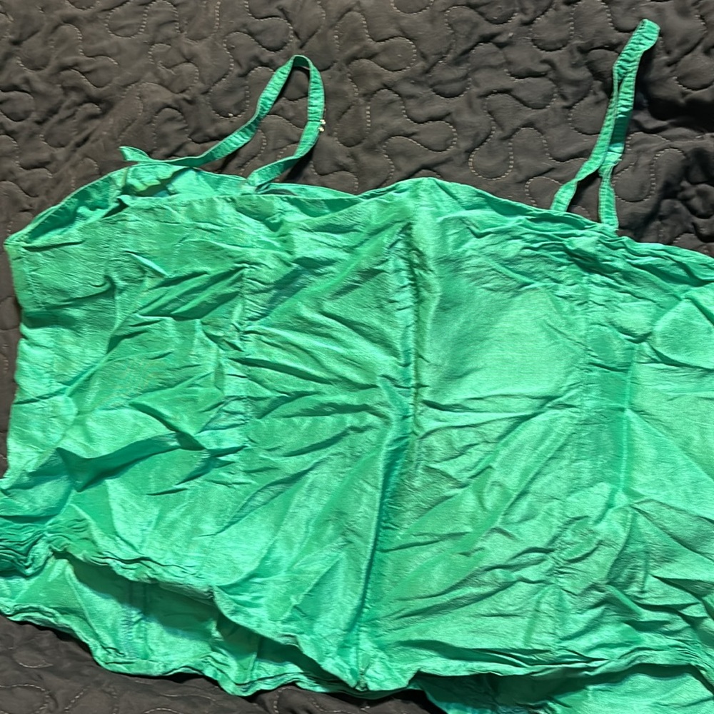 100% silk top (wrinkled)